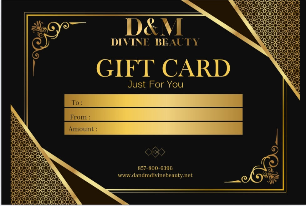 D&M Divine Beauty Gift Card